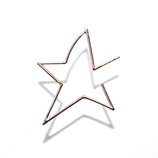 big star earring cuff